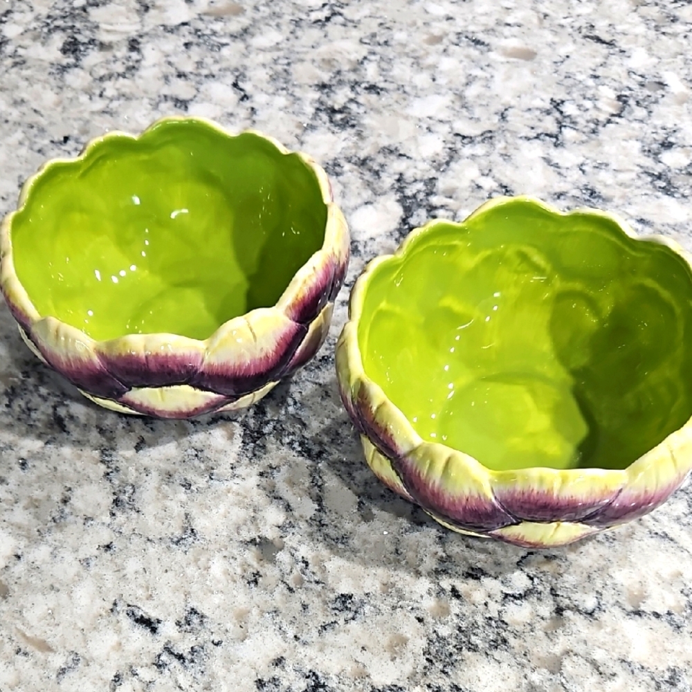Vintage Artichoke Bowl Set